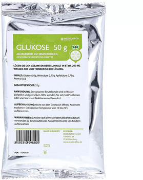 Medicalfox Glukose Limette Plv.z.Her.e.Lsg.z.Einnehmen (50 g)