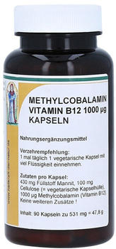 Reinhildis Apotheke Methylcobalamin Vitamin B12 1000µg Kapseln (90 Stk.)
