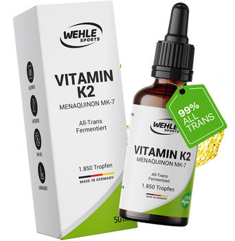 Wehle Sports Vitamin K2 MK7 Tropfen (50ml)