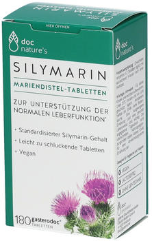 guterrat Gesundheitsprodukte Gasterodoc Silymarin Mariendistel Tabletten (180Stk.)