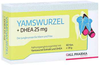 Hecht Pharma Yamswurzel + Dhea 25mg Kapseln (60Stk.)