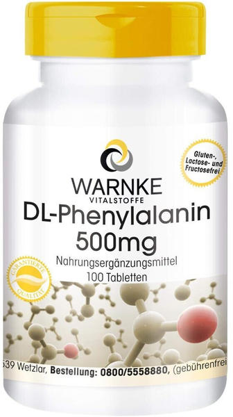 Warnke Gesundheit DL-Phenylalanin 500 mg Tabletten (100 Stk.)