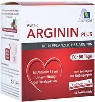 PZN-DE 16505713, Avitale Arginin Plus Vitamin B1+b6+b12+fols&auml;ure Sticks 60X5.9...