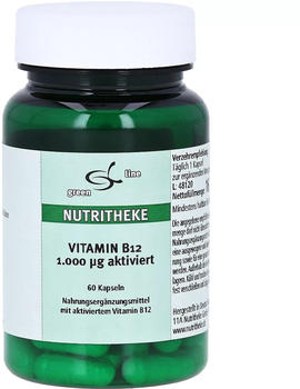 11 A Nutritheke Vitamin B12 1000µg aktiviert Kapseln (60 Stk.)