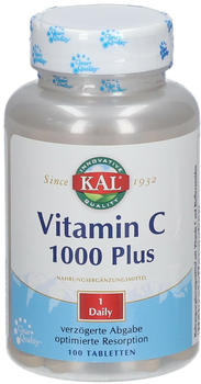 Supplementa KAL Vitamin C 1000 Plus Retardtabletten (100 Stk.)