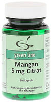 PZN-DE 10708065, Mangan 5 mg Citrat Kapseln Inhalt: 15.9 g, Grundpreis: &euro;