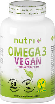 Nutri-Plus Omega 3 vegan Kapseln (60 Stk.)