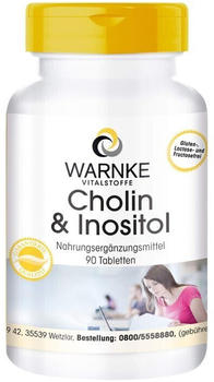 Warnke Gesundheit Cholin & Insitol Tabletten (90 Stk.)