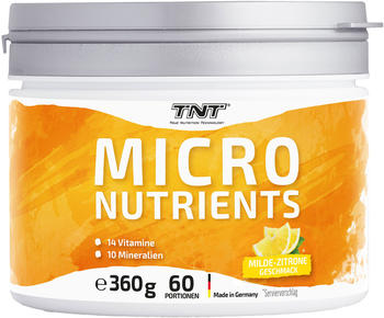TNT Supplements Micronutrients Milde Zitrone Pulver (360g)