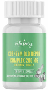 Vitabay Coenzym Q10 Ubichinon Komplex 200mg Kapseln (120 Stk.)