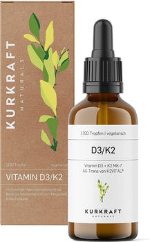 Kurkraft Naturals Vitamin D3/K2 Tropfen (50ml)