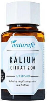 Naturafit Kalium Citrat 200 Kapseln (120 Stk.)