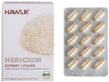 Hawlik Bio Hercium Extrakt + Pulver Kapseln (120 Stk.)