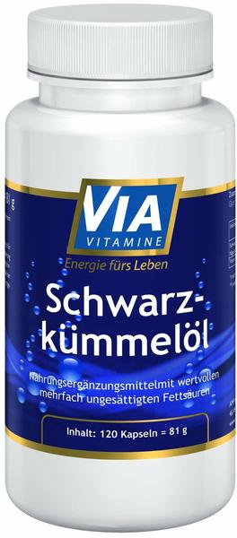 Apotheken Marketing Partner AG Viavitamine Schwarzkümmelöl Kapseln (120 Stk.)