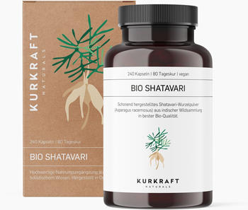 Kurkraft Naturals Bio Shatavari Kapseln (240 Stk.)