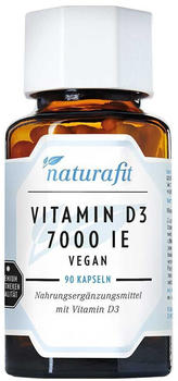 Naturafit Vitamin D3 7.000 IE vegan Kapseln (90 Stk.)
