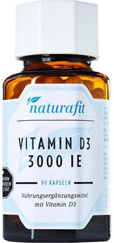 Naturafit Vitamin D3 3.000 IE Kapseln (90 Stk.)
