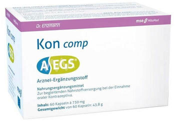 MSE Pharmazeutika Kon comp AEGS Arznei-Ergänzungsstoff Kapseln (60 Stk.)