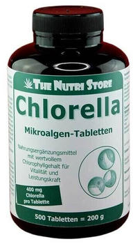 Hirundo Products Chlorella Mikroalgen 400mg Tabletten (500 Stk.)