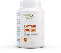 Vita World Coffein 200 mg Tabletten zur Erhaltung von Energie und kognitiver