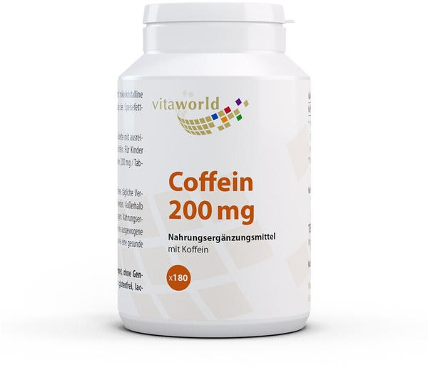 Vita-World Coffein 200 mg Tabletten (180 Stk.)