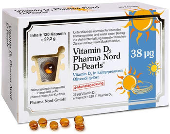 Pharma Nord Vitamin D3 D-Pearls Kapseln (120 Stk.)