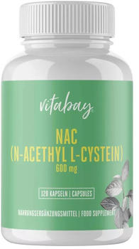 Vitabay NAC N-Acethyl L-Cystein 600mg Kapseln (120Stk.)