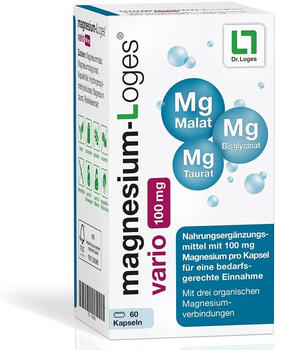 Dr. Loges Magnesium-Loges vario 100mg Kapseln (60 Stk.)
