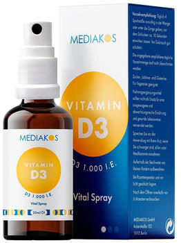 Mediakos GmbH Vitamin D3 1000 IE Spray (20ml)