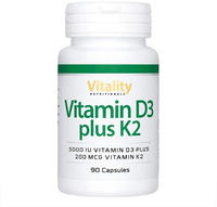 Vitamin D3 5000 plus K2 200 90 St