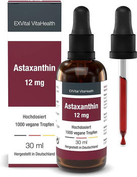 EXVital Astaxanthin 12mg Tropfen (30ml)