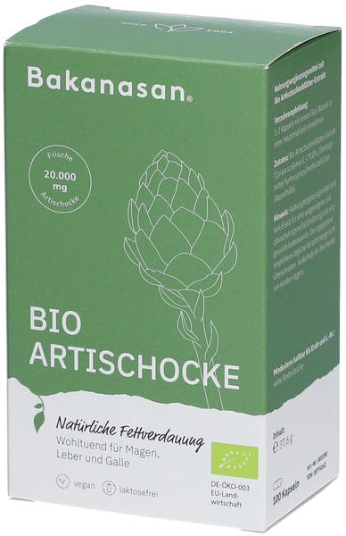 Roha Bakanasan Bio Artischocke Kapseln (100 Stk.)