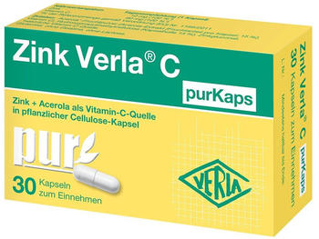 Verla-Pharm Zink Verla C purKaps (30 Stk.)
