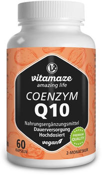 Vitamaze Coenzym Q10 200mg vegan Kapseln (60 Stk.)