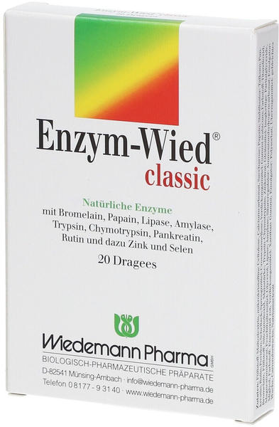 Wiedemann Enzym Wied classic Dragees (20 Stk.)