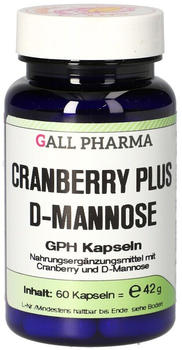 Hecht Pharma Cranberry + D-Mannose GPH Kapseln (60 Stk.)