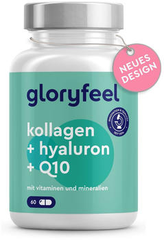 GloryFeel Kollagen+ Hyaluron & Q10 Kapseln (60 Stk.)