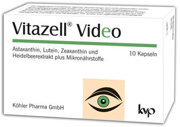 Köhler Pharma Vitazell Video Kapseln (10 Stk.)