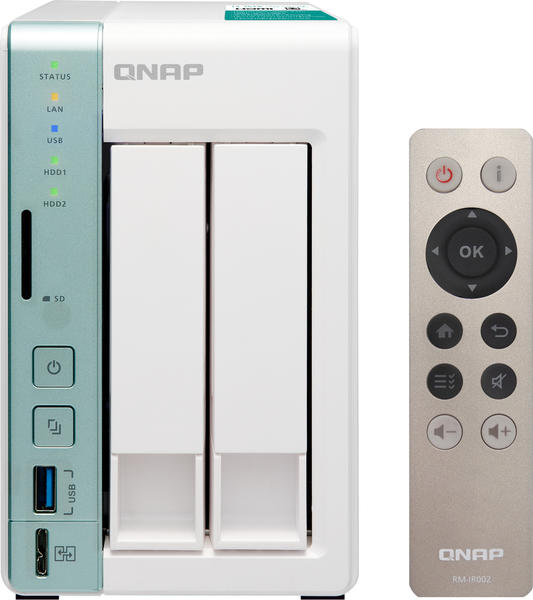 QNAP TS-251A-4G 2-Bay 20TB