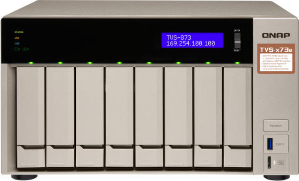 QNAP TVS-873e-4G Leergehäuse