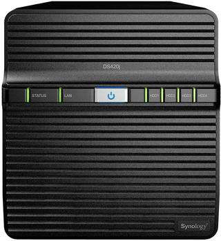 Synology DiskStation DS420j NAS-Server 48TB 4 Bay bestückt mit 4x 12TB DS420J 48TB (4x12TB)