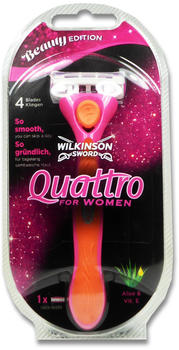 Wilkinson Sword Quattro Women Beauty Edition Aloe & Vitamin E
