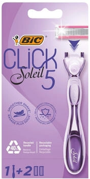 BIC Soleil Click 5 Damen Rasierer + Ersatzklingen 2 St.