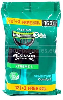 Wilkinson Sword Xtreme 3 Sensitive Comfort Einweg-Rasierer für Herren 12 St.