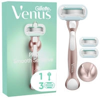 Pro Smooth Sensitive Handle + 3 refills + hook