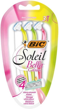 BIC Soleil Bella Colours Einweg-Rasierer für Damen 3 St.