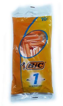 BIC Nassrasierer 1 Sensitive, Einwegrasierer, für Herren, 1-fach Klinge, 10 Stk