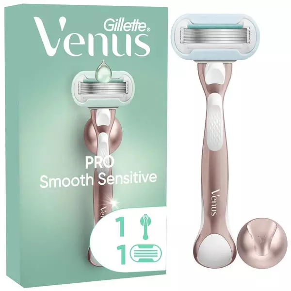 Gillette Venus Pro Smooth Sensitive + 1 Ersatzklingen