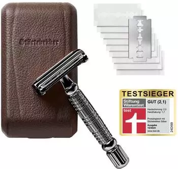 Störtebekker Rasierhobel 10 Rasierklingen Etui