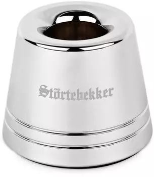 Störtebekker Rasierständer 'Hamburg' aus Edelstahl, silber, rutschfest